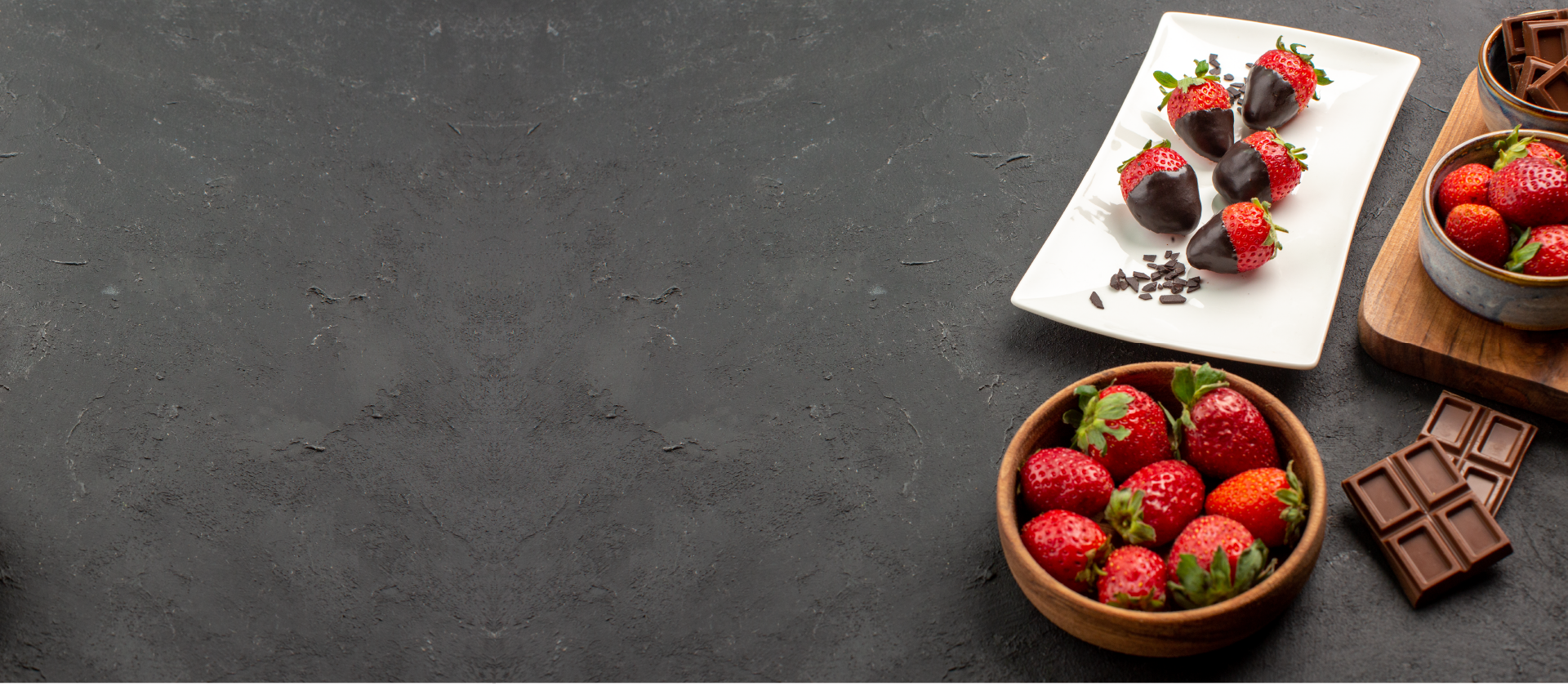 Fresas con chocolate