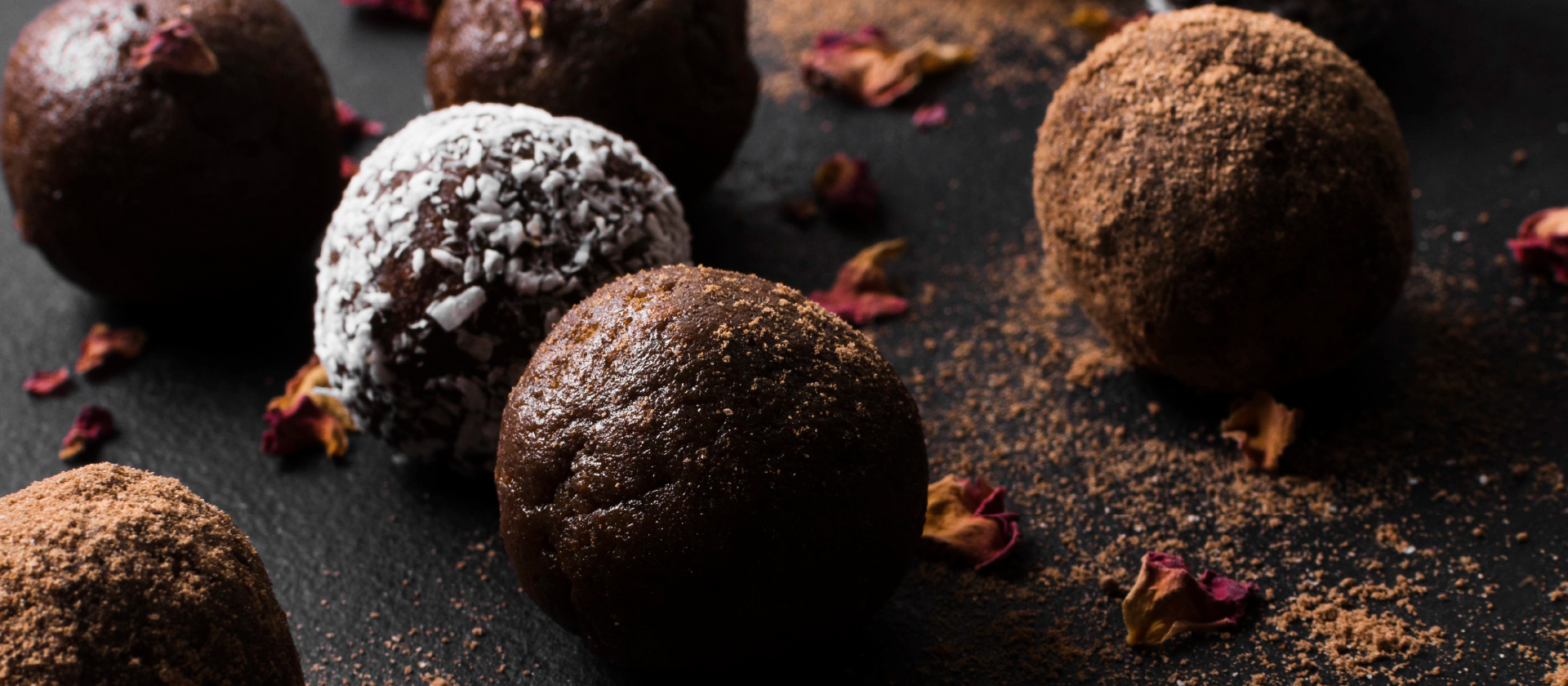 Deliciosas Trufas rellenas de nuez con whisky