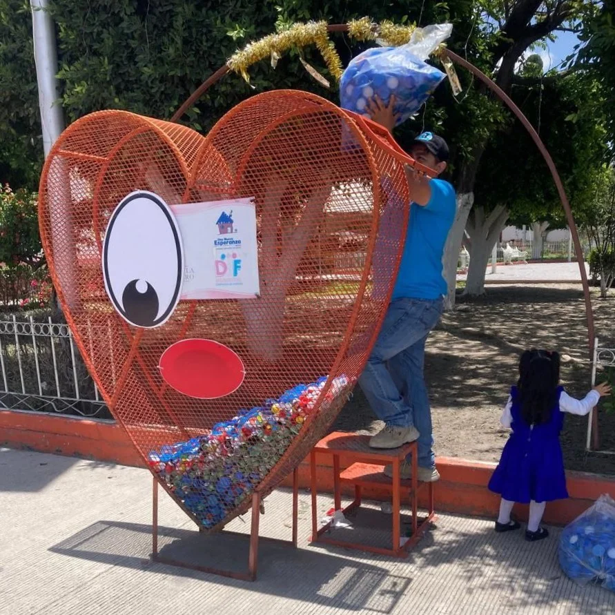 Donación tapas de garrafón